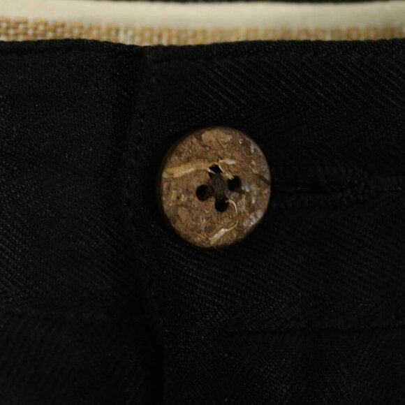 Joseph & Feiss 100% Silk Trousers | Black Dress Pants | Pleated | Men’s 38 - Picture 4 of 13